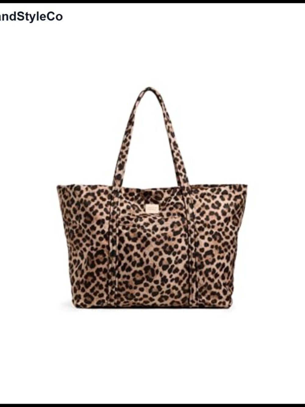 Women's Dina Travel Tote Leopard Print Satchel Shoulder Bag Animal Print